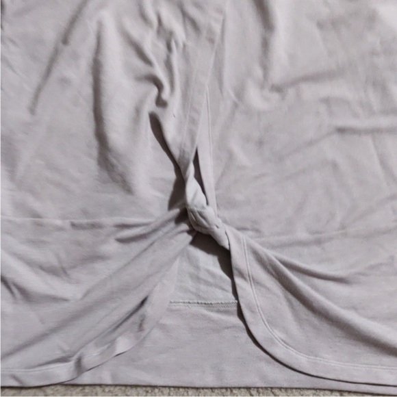 New Balance Twist Back Gray Hoodie - Picture 3 of 4